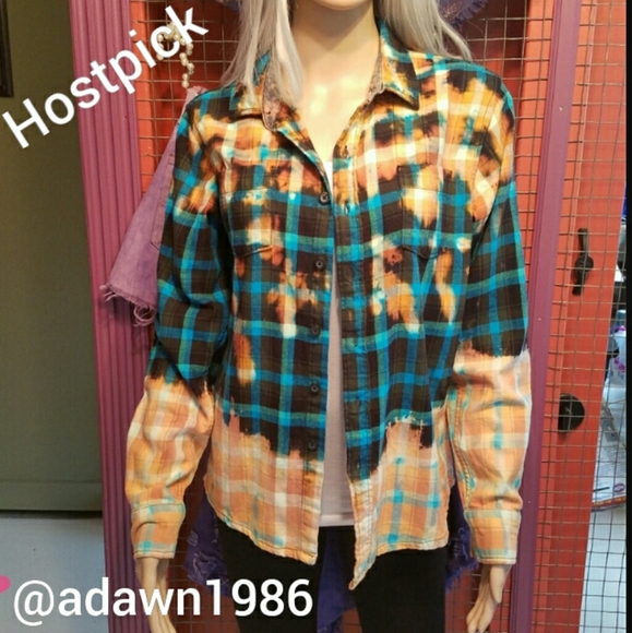 Quiksilver Tops - Dipped Flannel